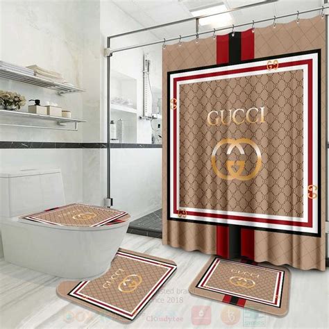 gucci bathroom sets|gucci shower curtain set.